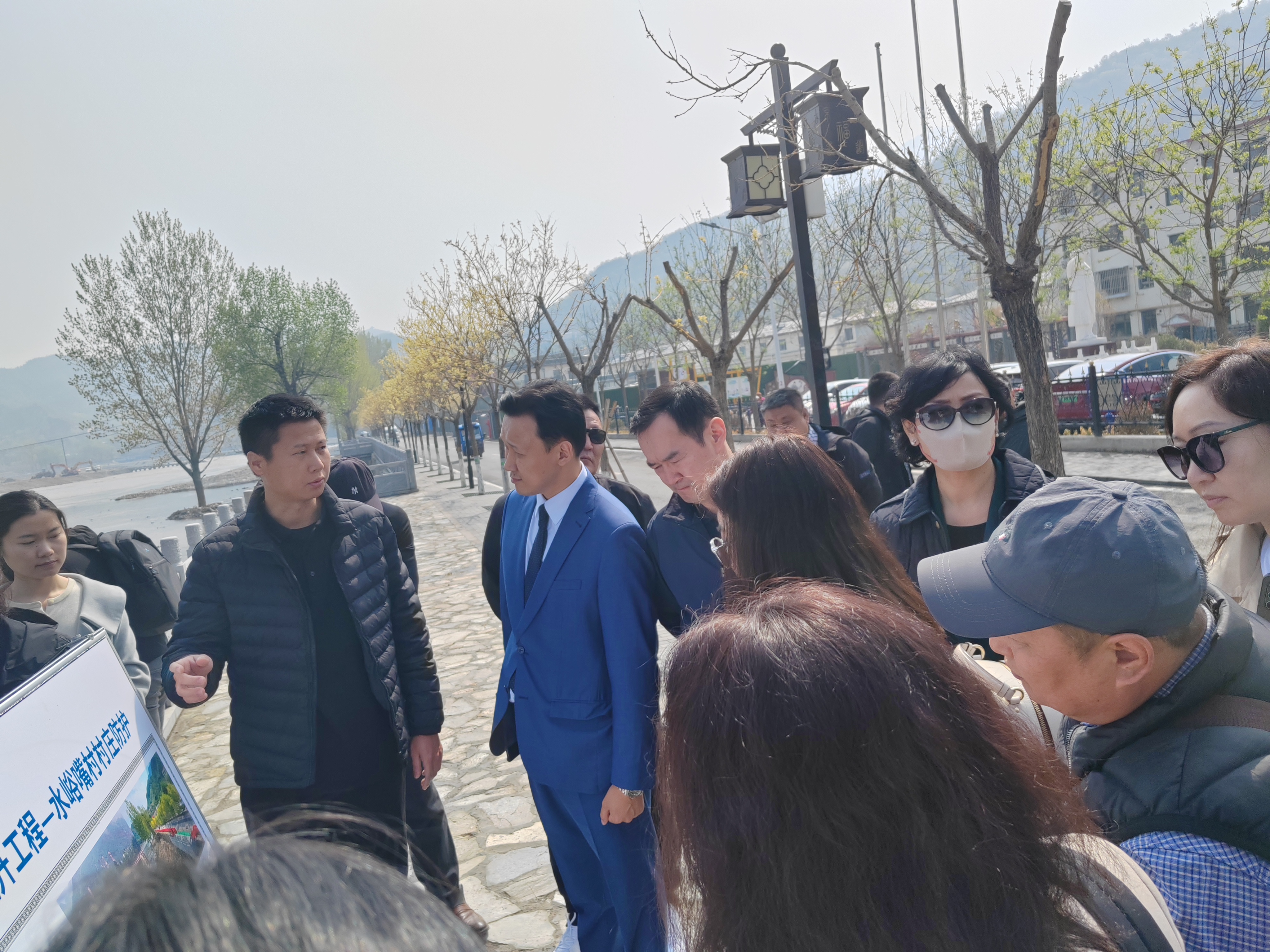 蒙古國烏蘭巴托市代表團(tuán)參觀調(diào)研永定河山峽段綜合提升工程