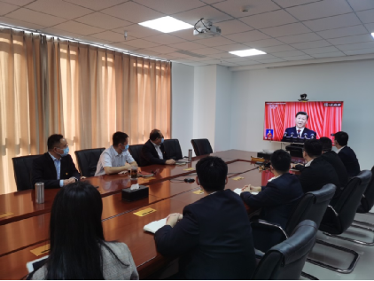 永定河流域投資有限公司認真組織收聽收看黨的二十大開幕會盛況 永定河流域投資有限公司認真組織收聽收看黨的二十大開幕會盛況