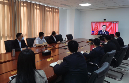 廊坊地區(qū)聯(lián)合黨支部組織黨員干部職工集中觀看黨的二十大盛況 廊坊地區(qū)聯(lián)合黨支部組織黨員干部職工集中觀看黨的二十大盛況